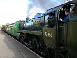 Watercress line railway